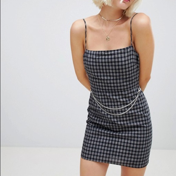 asos plaid dress